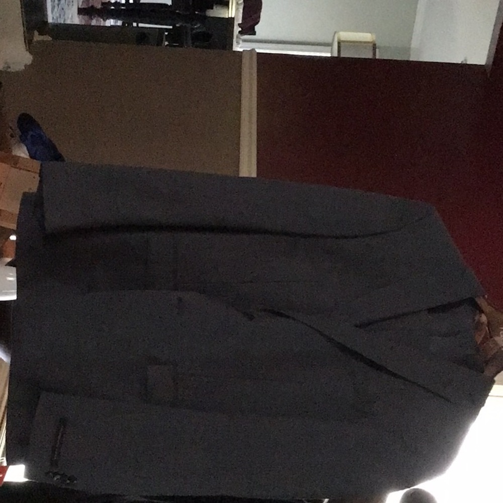 Men’s Suit by John Varvatos. New with tags Blueish/Grey color Size 42L/36W